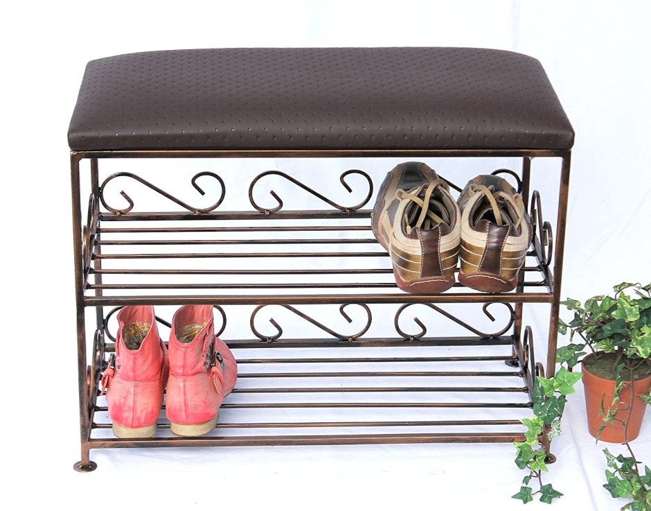 Полка для обуви из досок