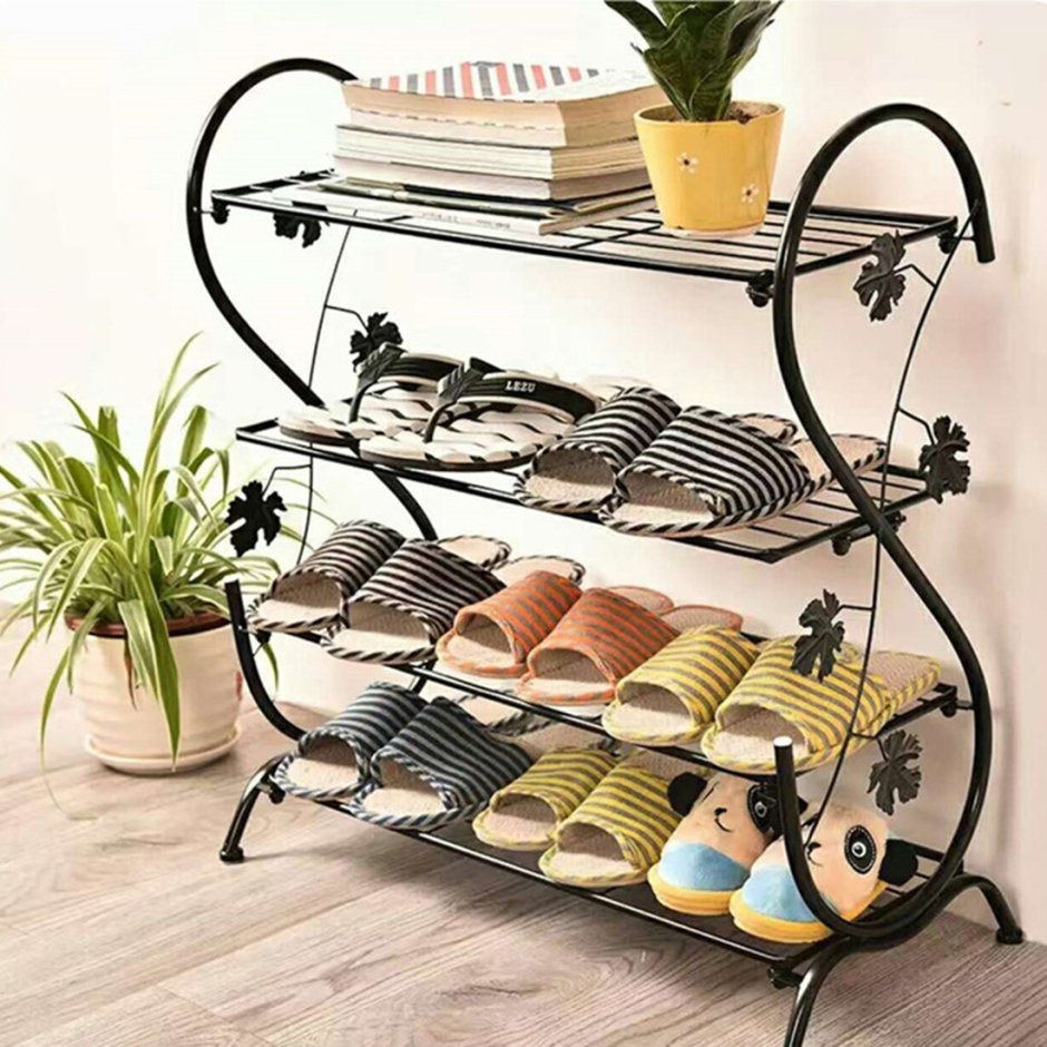 Обувница в прихожую металлическая