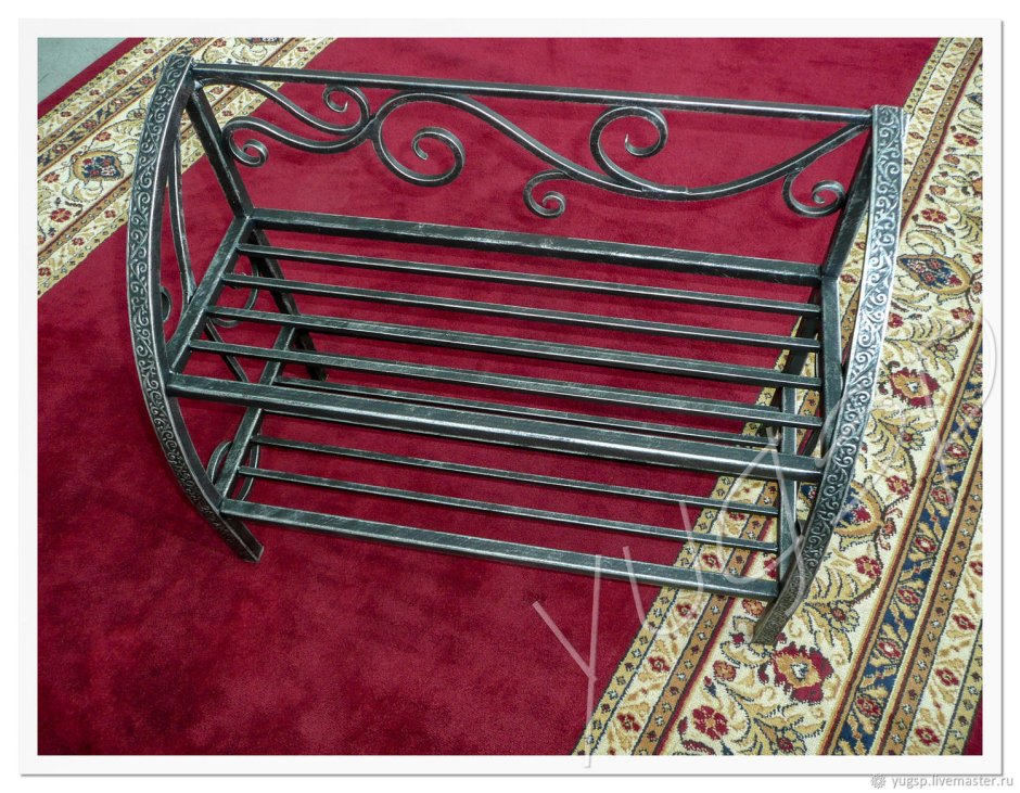 Полка для обуви из полипропиленовых труб