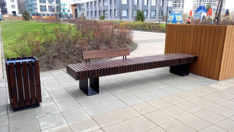 Скамья Аданат, арт. Sk 018 "дуга прямая"