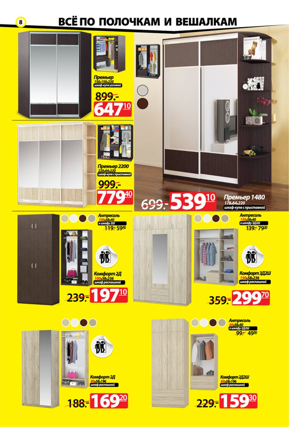 Зеркало акция