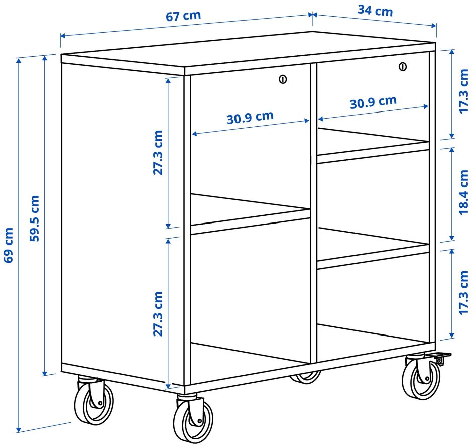 Тележка ДРАГГАН икеа