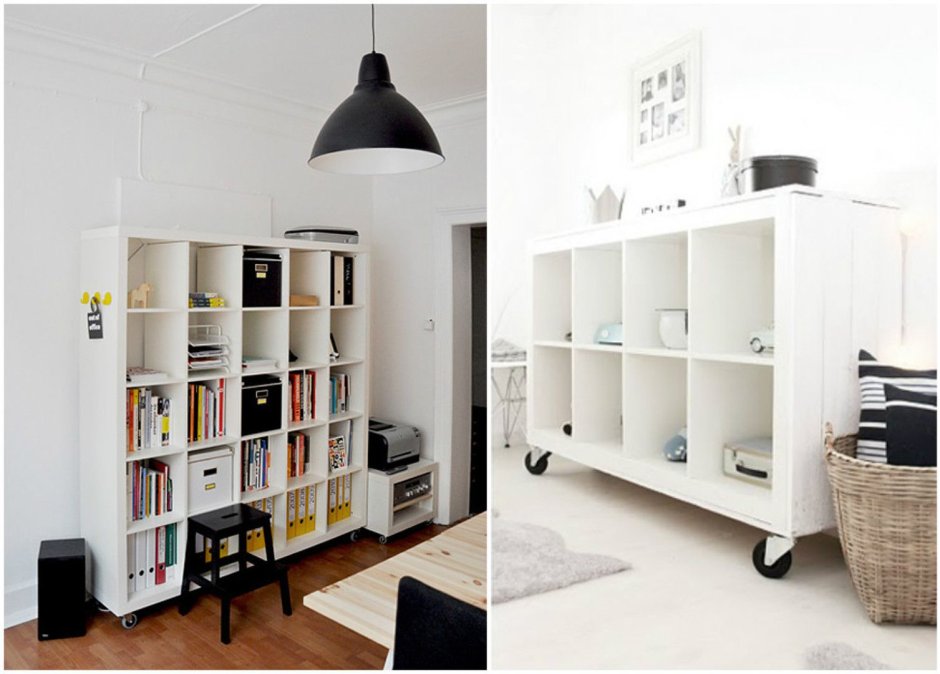 Hornavan Хорнаван тележка, белый26x48x77 см