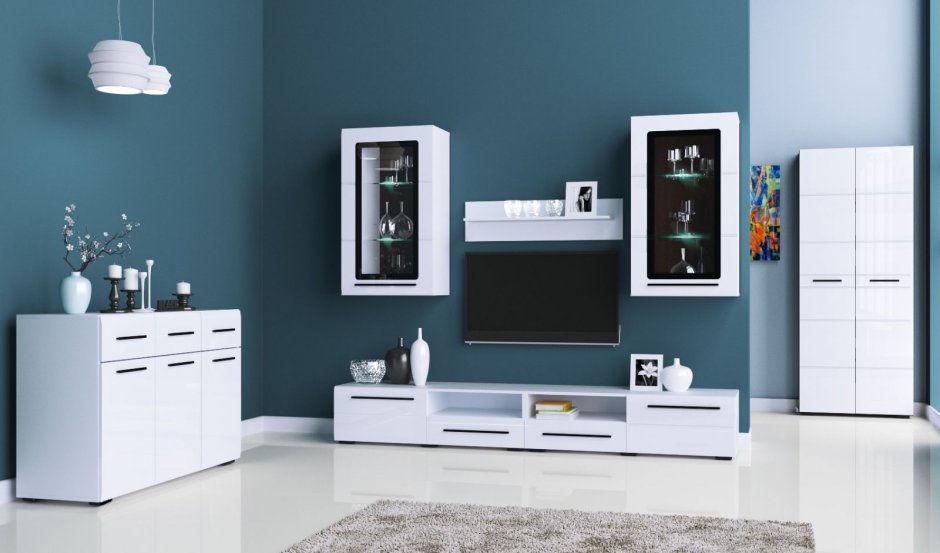 Гостиная дуб Белладжио лазурит