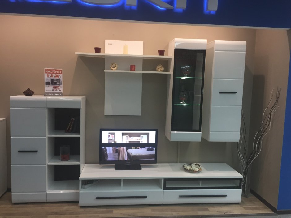 Гостиная Орнета 8 мебель лазурит