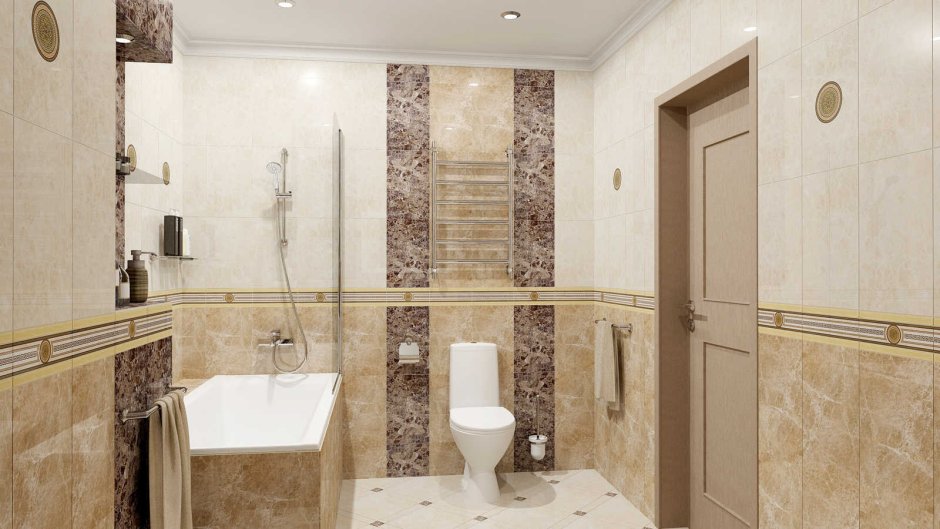 Венецианская штукатурка в ванной