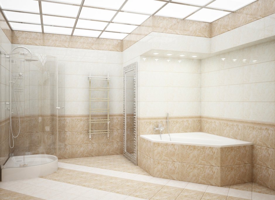 Венецианская штукатурка ванна