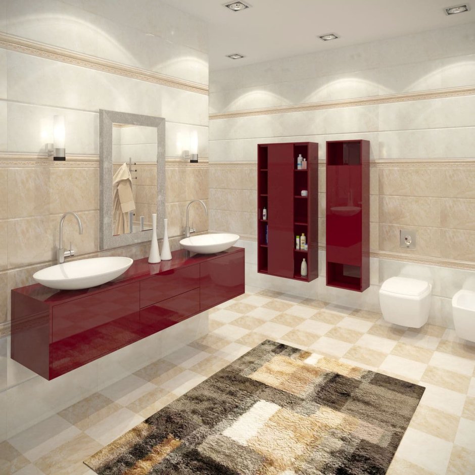 Кафель под старину для ванной