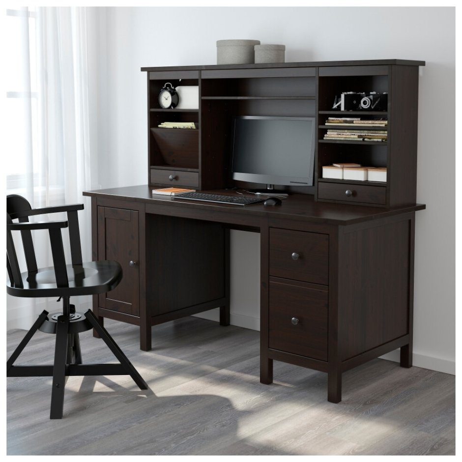 Компьютерный стол МАЛЬМ икеа белый