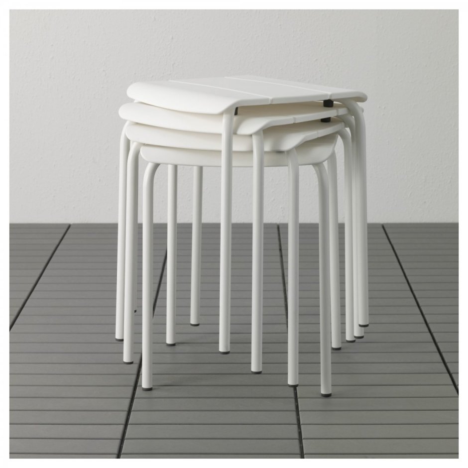 Стул икеа ФАНБЮН белый