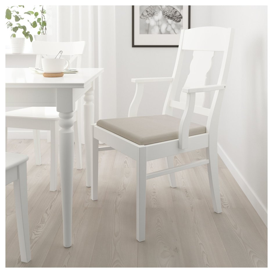 Икеа стул Ингольф белый