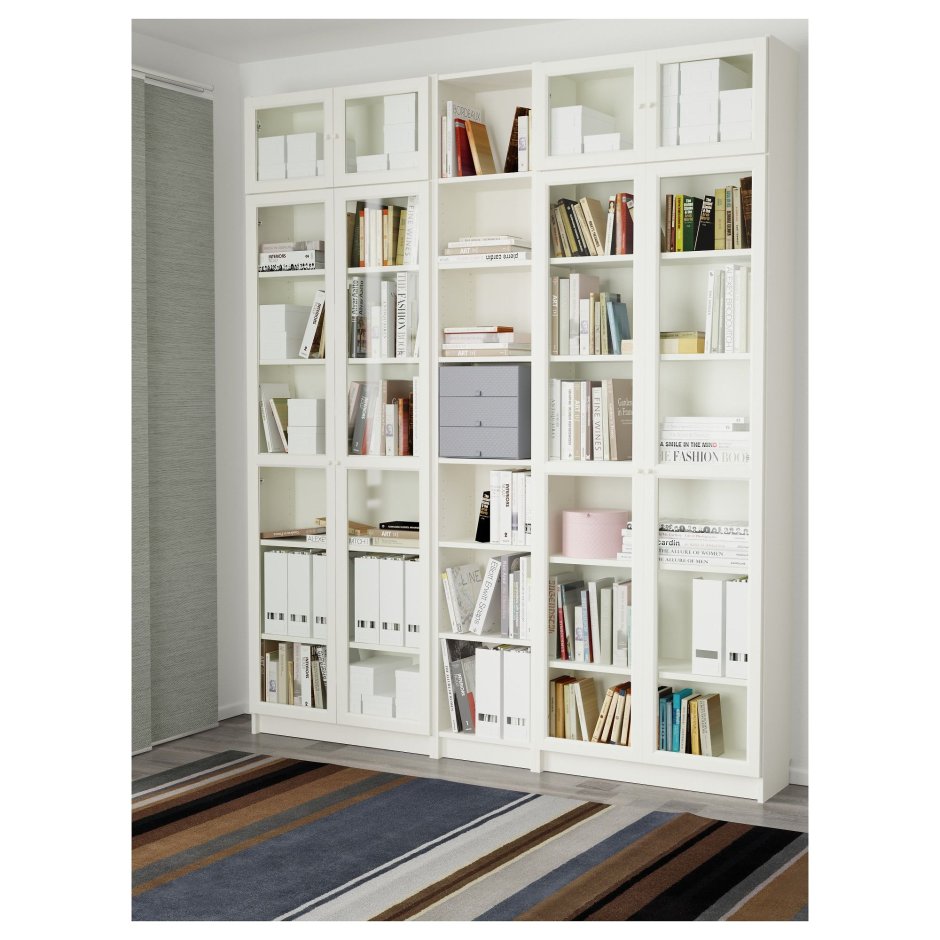 Икеа стеллаж Билли ОКСБЕРГ белый