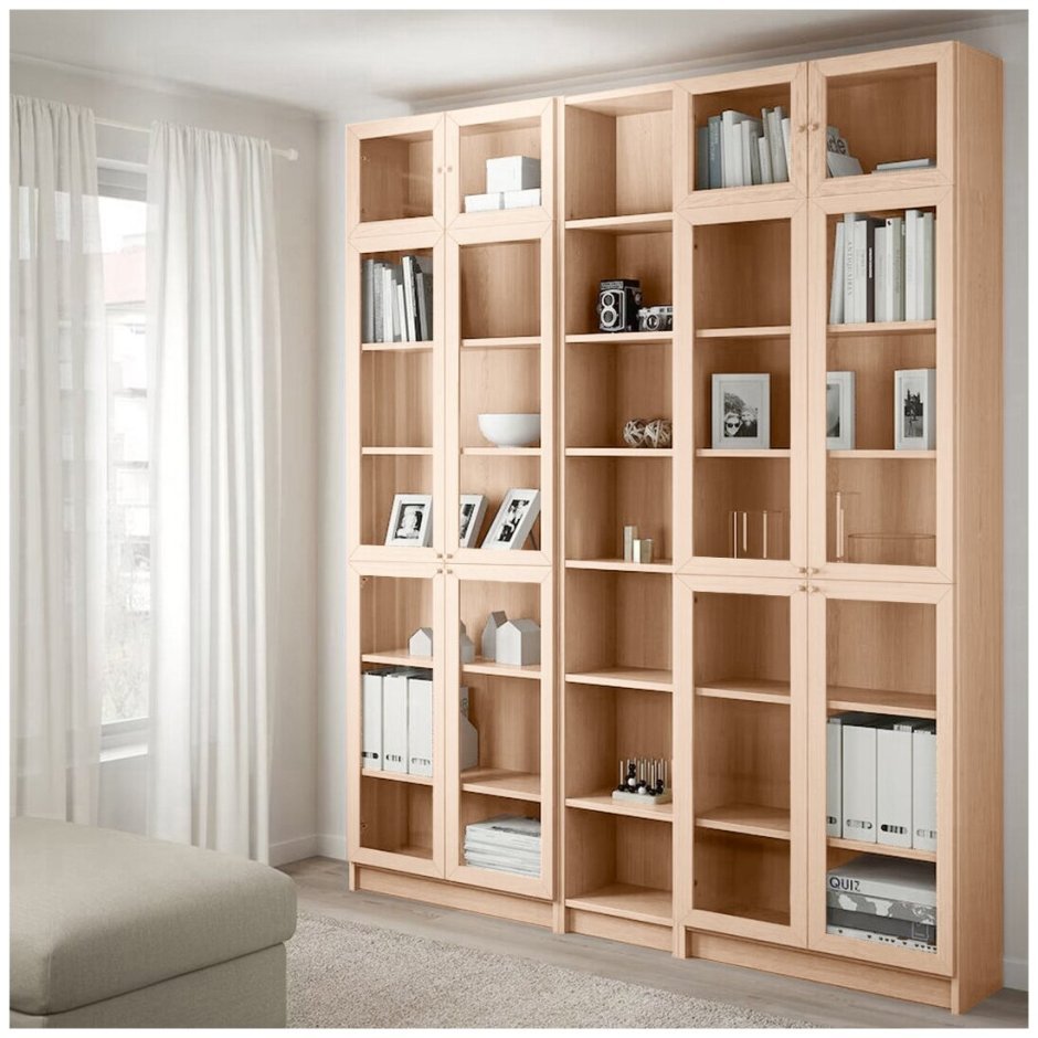 Книжный шкаф икеа черный Билли