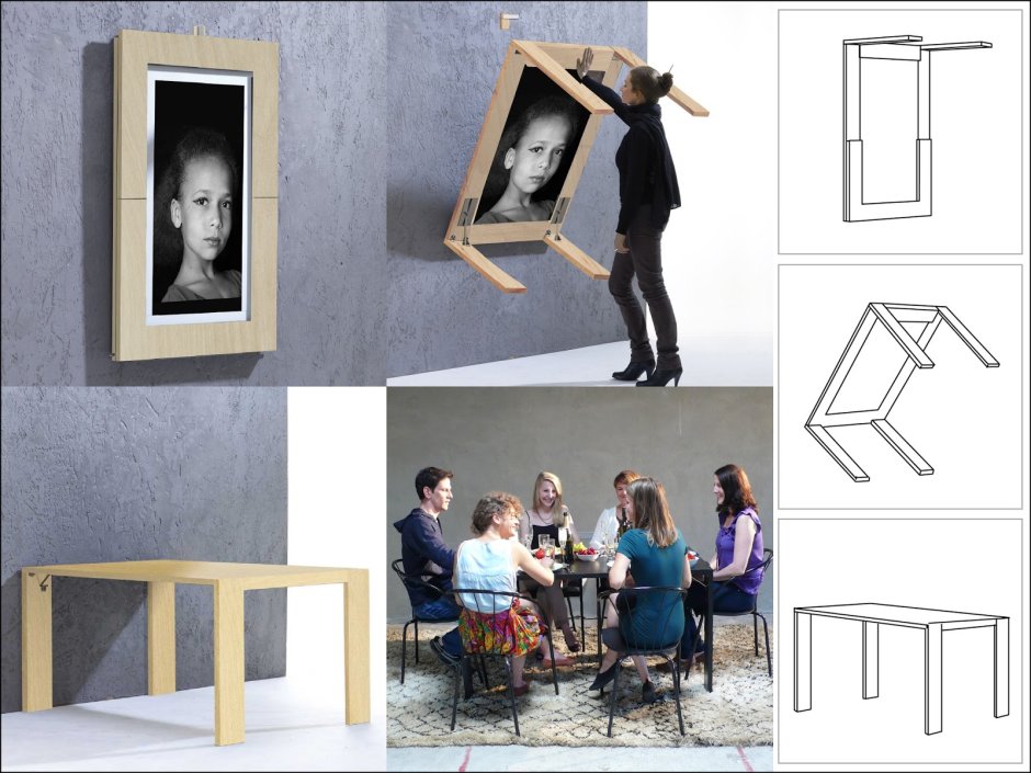 Раскладной стол-картина