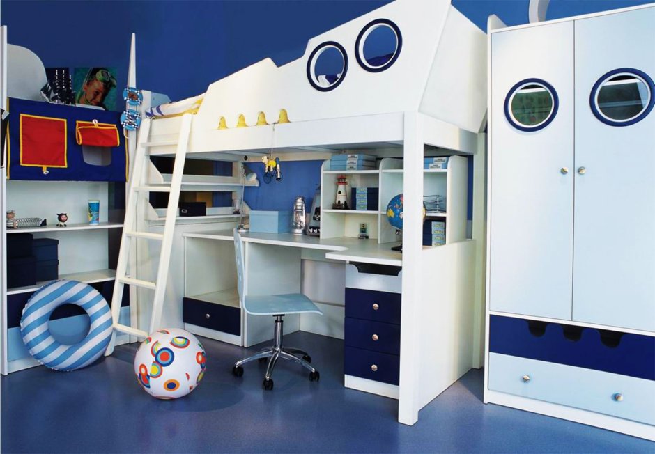Кровать чердак для мальчика