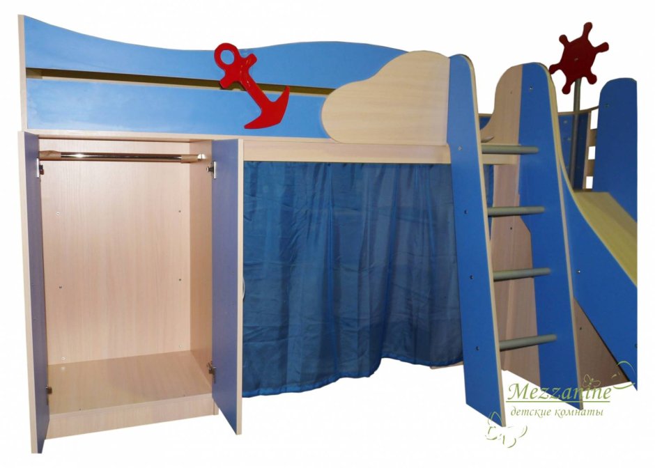 Кровать чердак корабль Адмирал