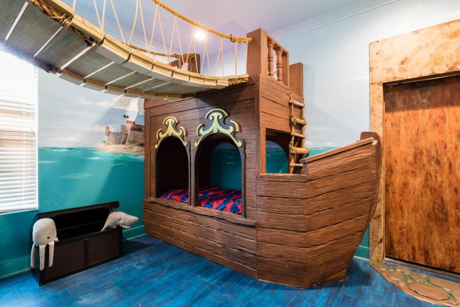 Hoff двухъярусная кровать пираты