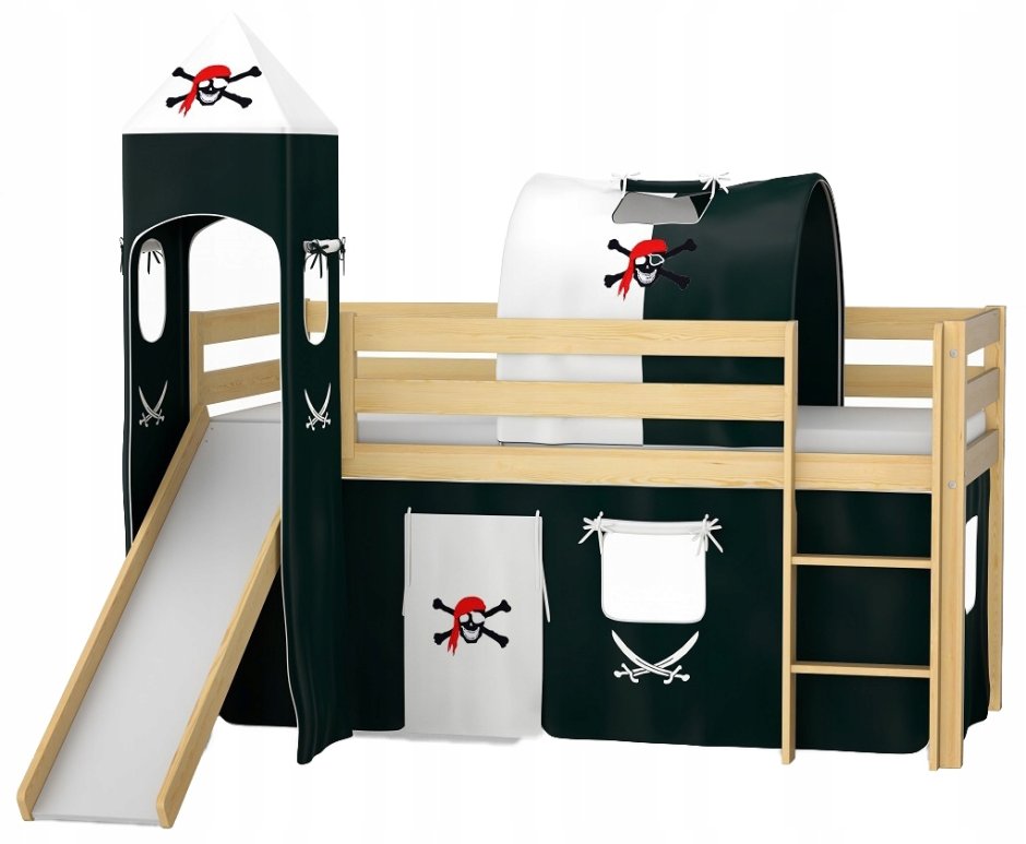 Детская двухъярусная кровать корабль
