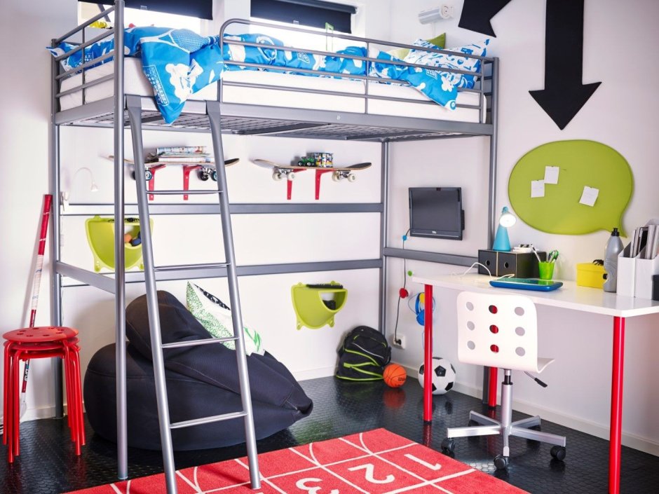 Двухъярусная кровать Мезонин