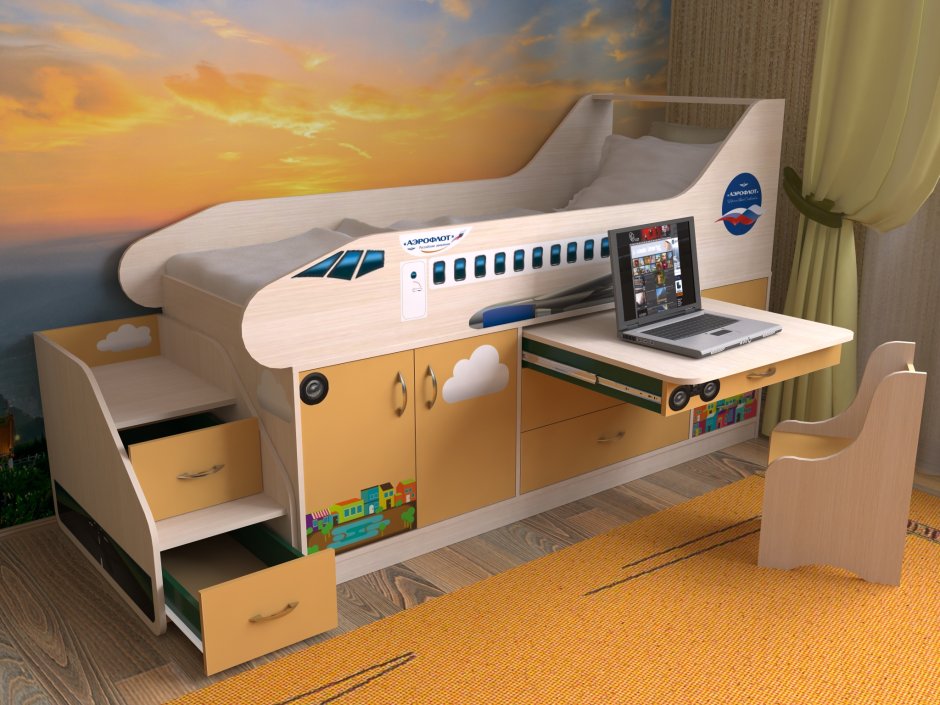 Loft Bed кровать чердак