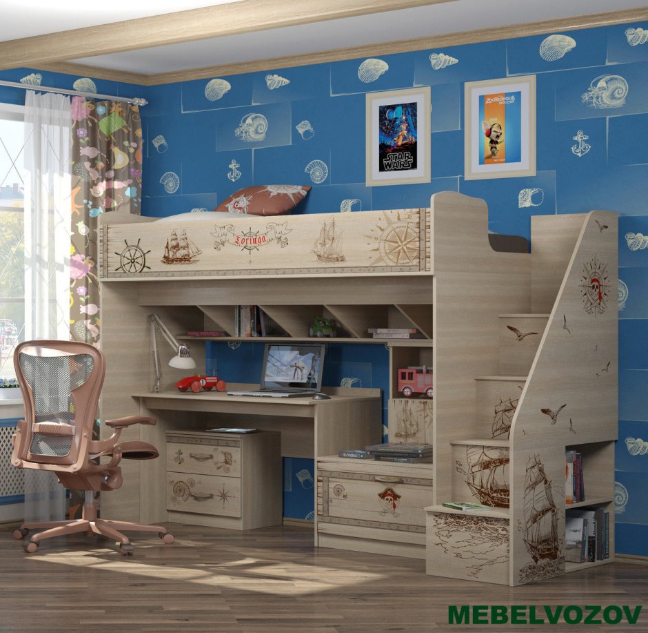 Кровать-чердак кадет