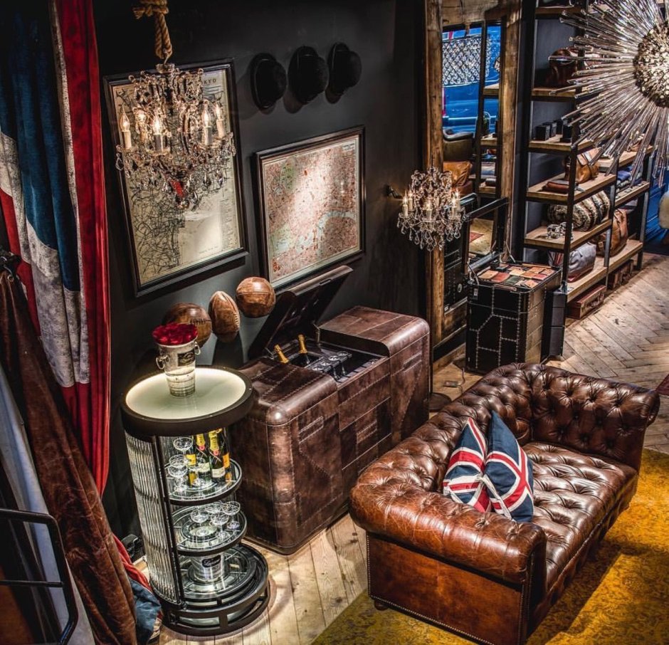 Джентльмены интерьер