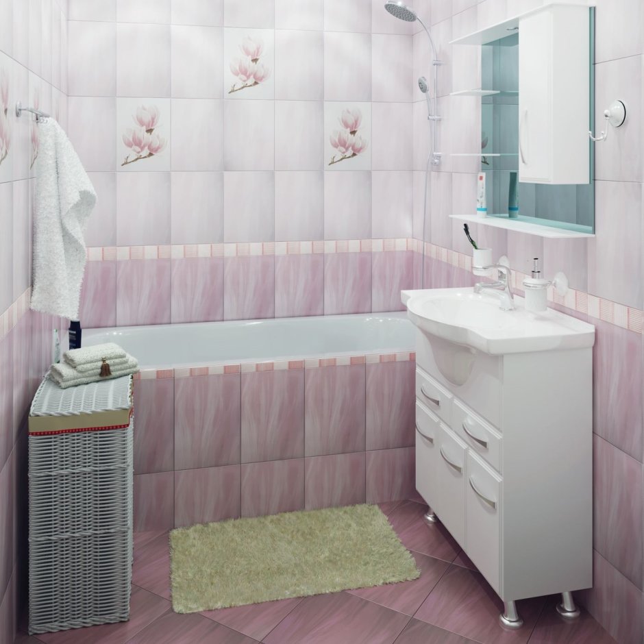 Плитка Лила Уралкерамика