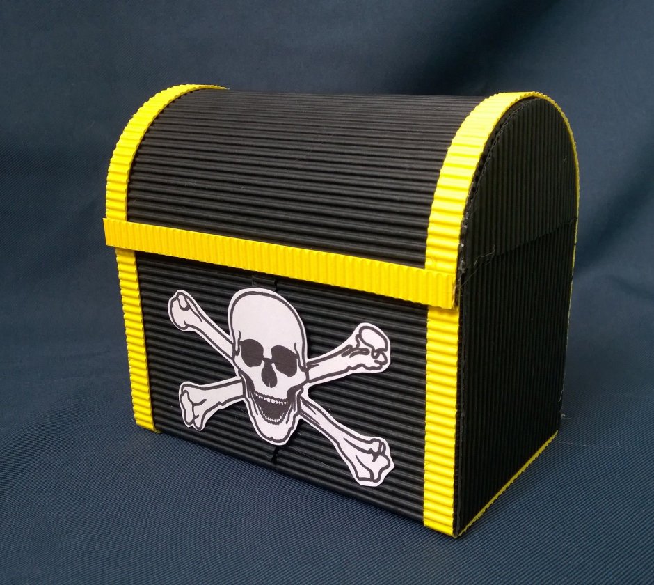 Сундук пиратский для мусора