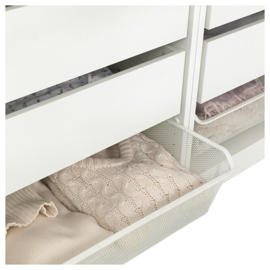 Металлические корзины икеа в шкаф