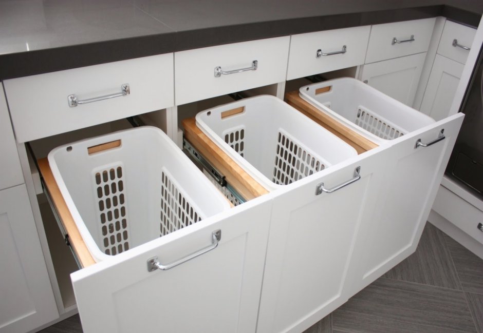 Komplement комплимент сетчатая корзина с направляющими, белый 100x58 см 292.426.16