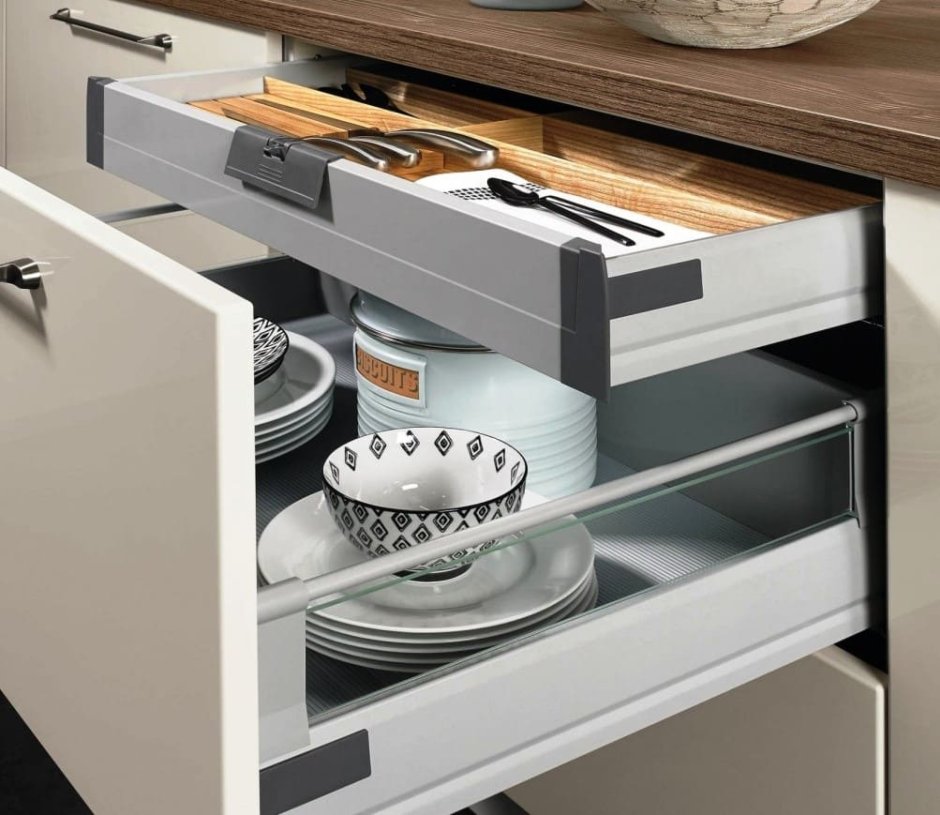 Места хранения на кухне