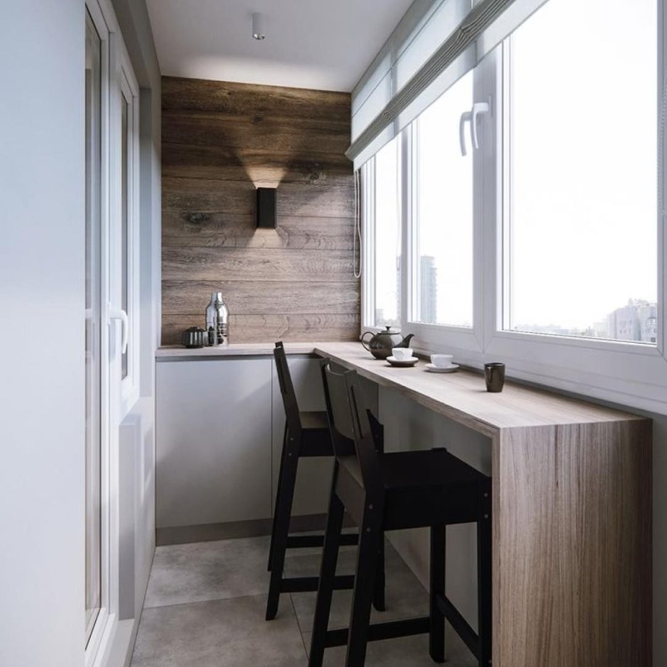 Кухня на балконе