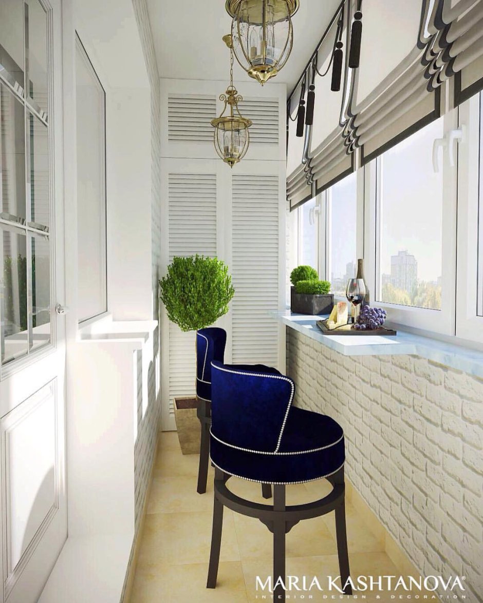 Совмещение лоджии с кухней