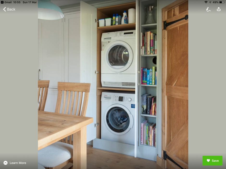 Стеллаж для стиралки и сушилки