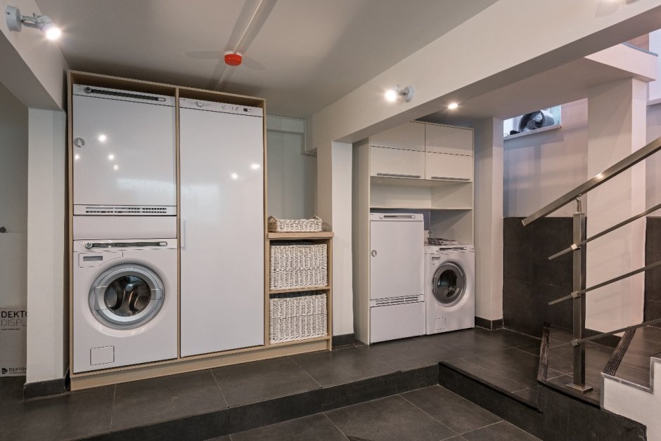 Санузел со стиралкой и сушилкой