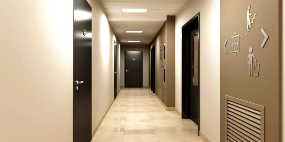 Отделка общего коридора