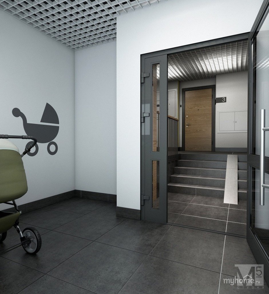 Интерьер подъезда