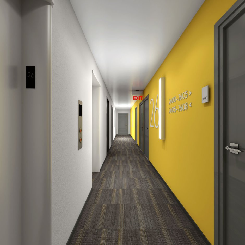 Коридор в высотке