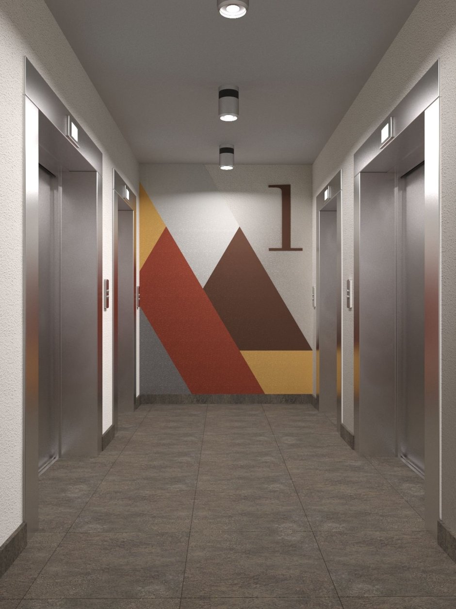 Отделка общего коридора