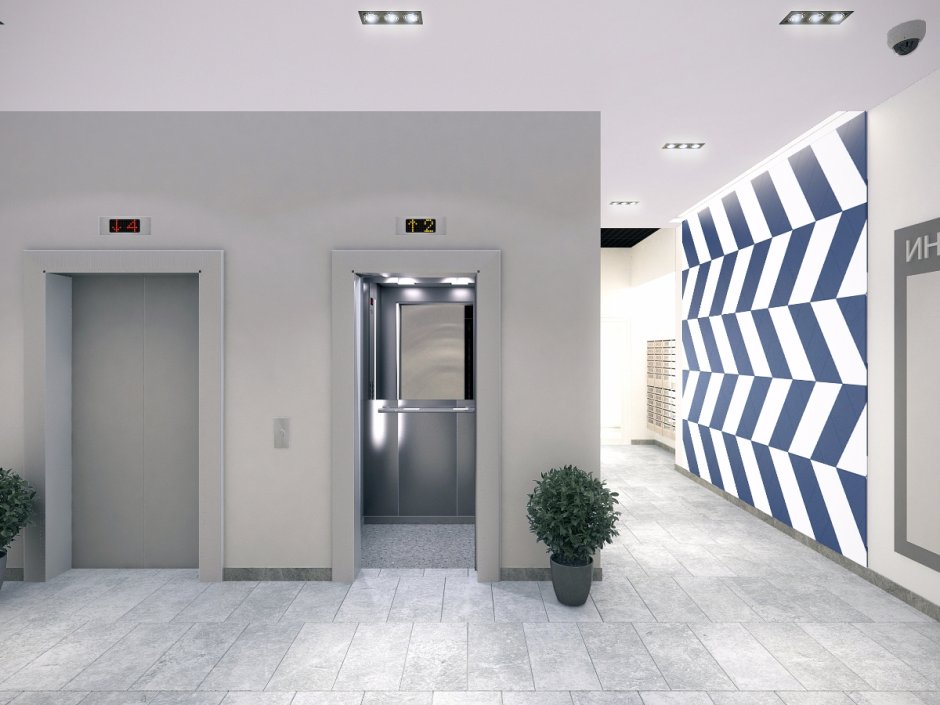 ЖК Клевер лифтовый Холл