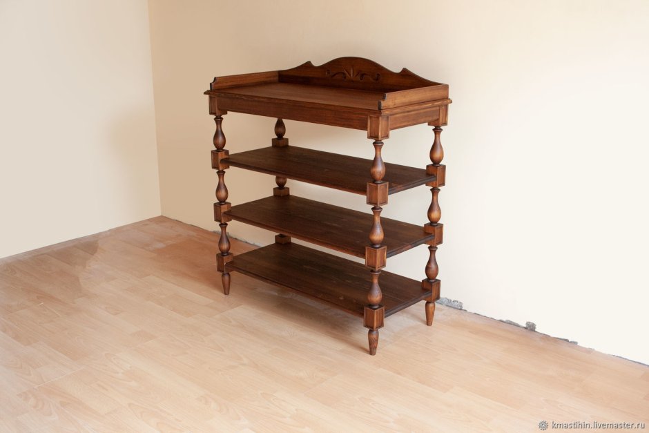 Этажерка в интерьере