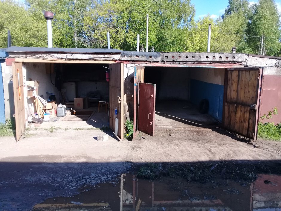 Обшивка гаража внутри