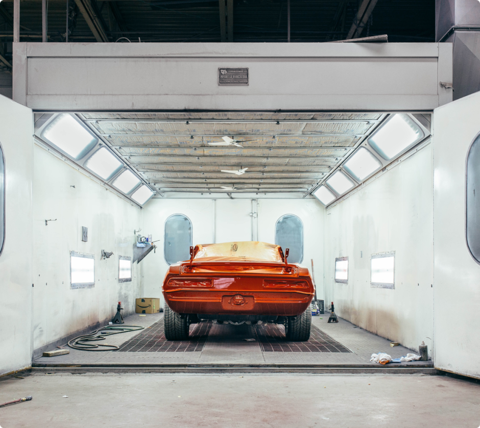 Фон автомастерской гаража