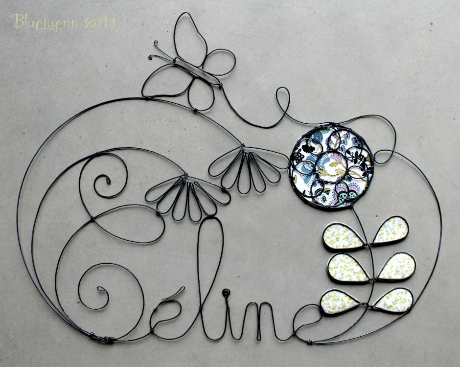 Панно из проволоки 6мм