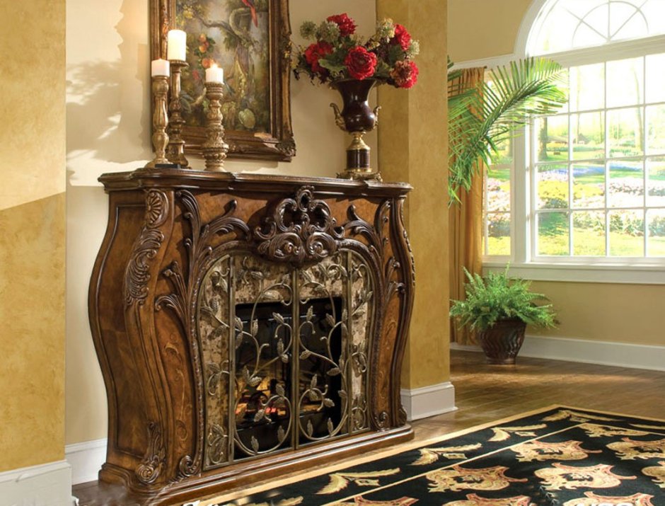 Старинные камины в стиле Барокко