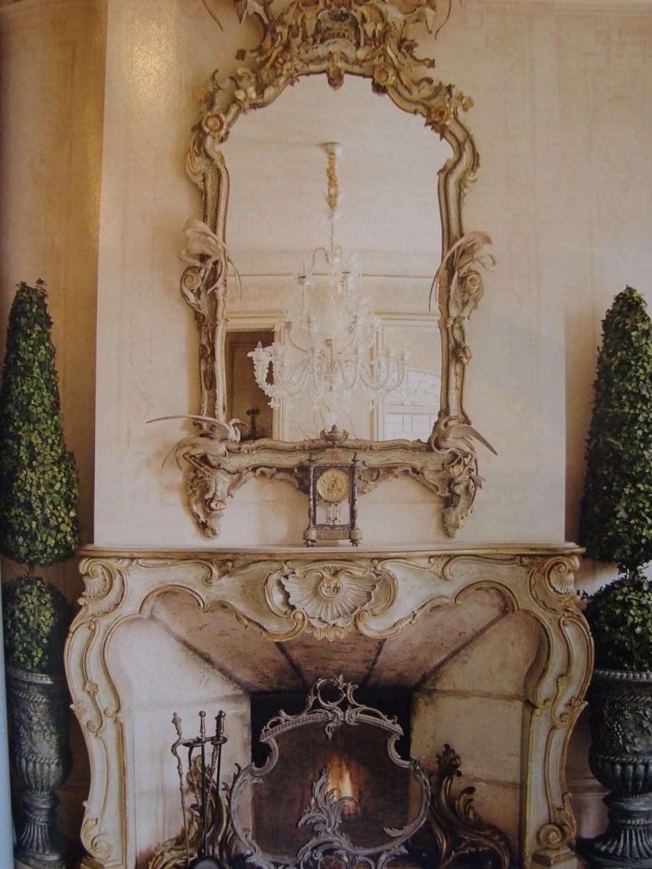 Камин в стиле рококо