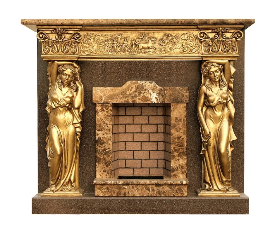 Камин в стиле барокко