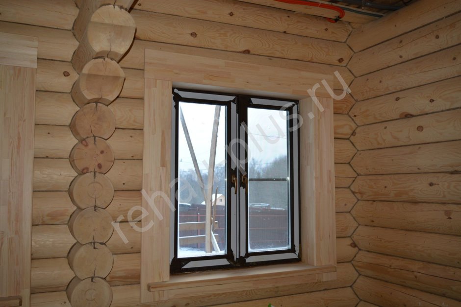 Пластиковые окна в деревянном доме