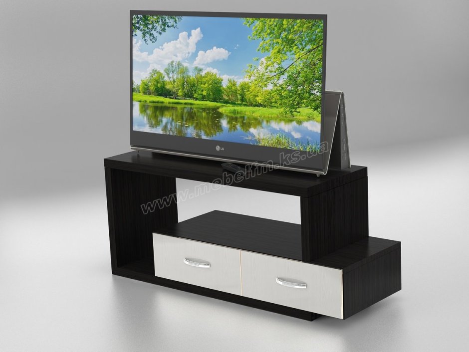 Тумба под телевизор в современном стиле длинная