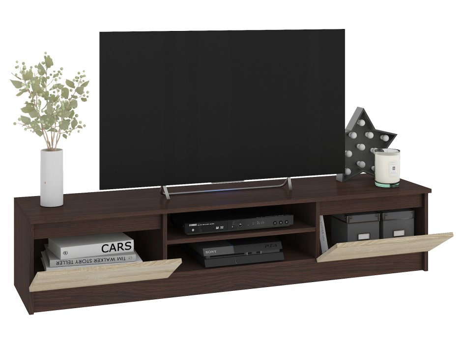 Тумба под телевизор Sonorous Glass-Wood lb 1840